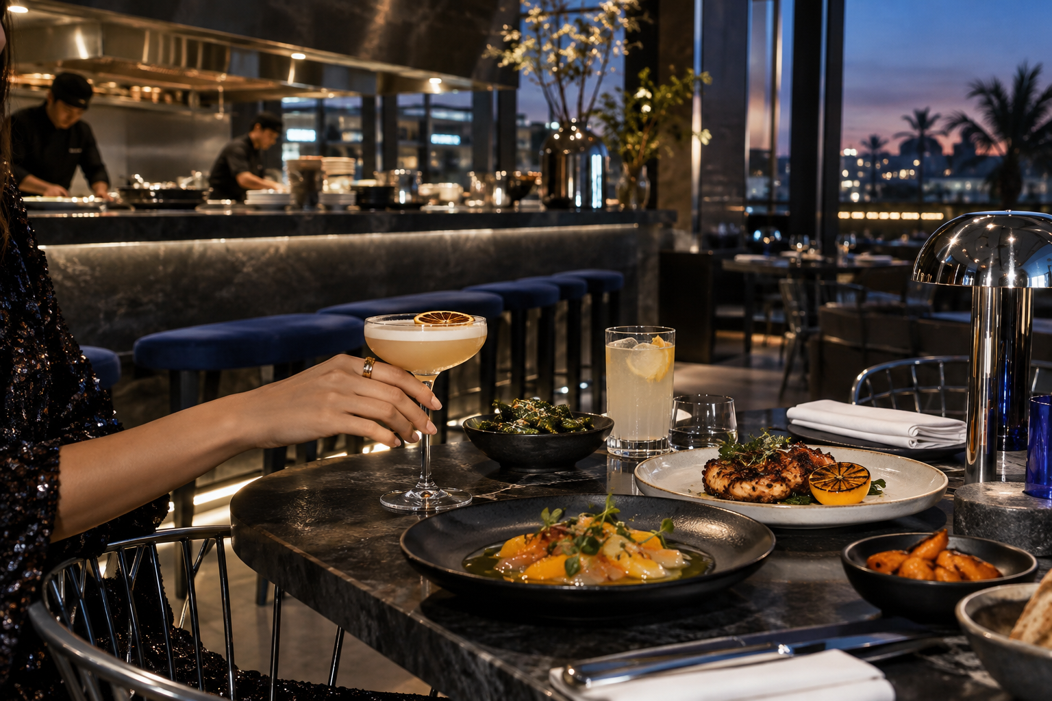 Cocktails and contemporary plates at Miso Kitchen and Bar